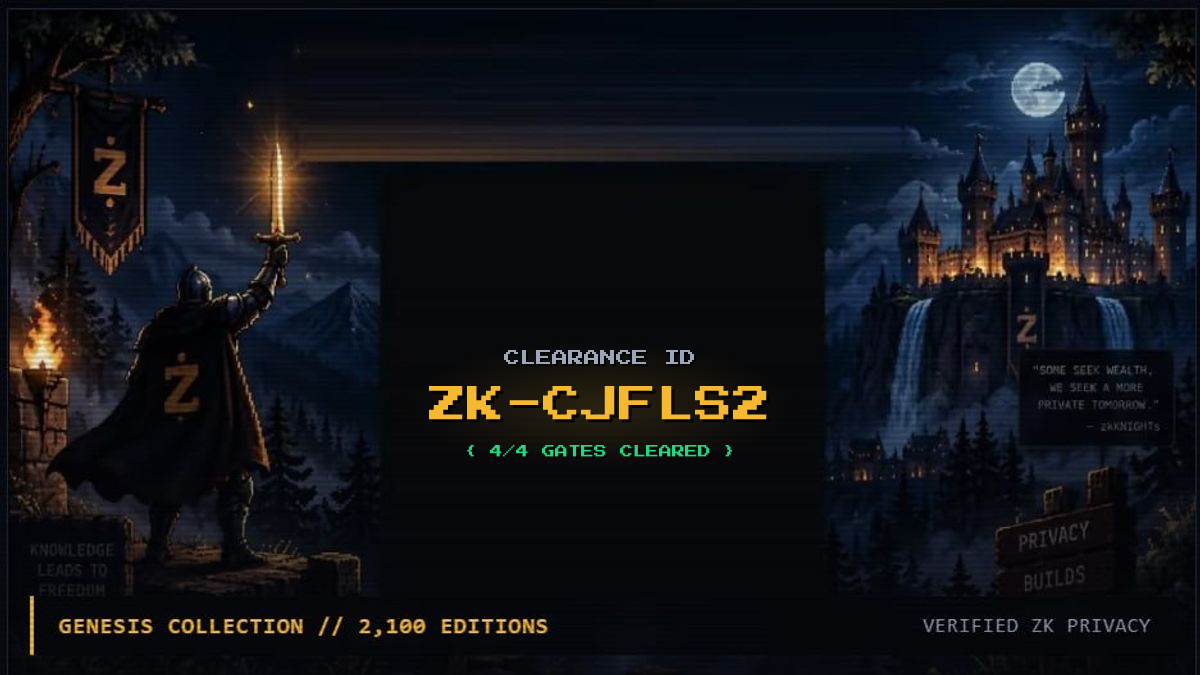 zkKnights Fellowship Pass for ZK-CJFLS2